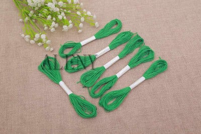 50 τμχ/παρτίδα Επιλογή χρώματος 8 εκατ./τεμ. Κλωστή σταυροβελονιά Κέντημα βαμβακερό κορδόνι για ράψιμο σκελετών χειροτεχνία