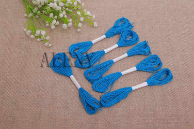 50 τμχ/παρτίδα Επιλογή χρώματος 8 εκατ./τεμ. Κλωστή σταυροβελονιά Κέντημα βαμβακερό κορδόνι για ράψιμο σκελετών χειροτεχνία