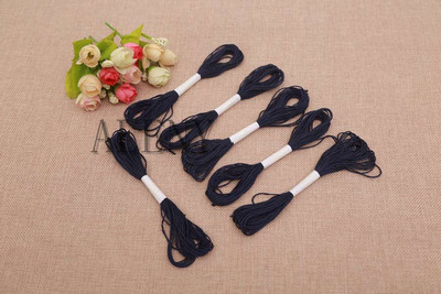 50 τμχ/παρτίδα Επιλογή χρώματος 8 εκατ./τεμ. Κλωστή σταυροβελονιά Κέντημα βαμβακερό κορδόνι για ράψιμο σκελετών χειροτεχνία