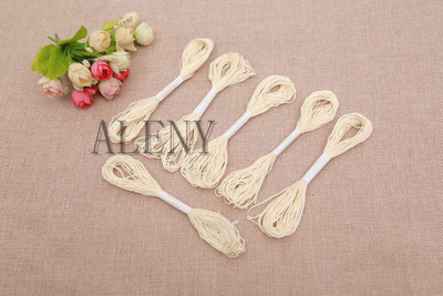 50 τμχ/παρτίδα Επιλογή χρώματος 8 εκατ./τεμ. Κλωστή σταυροβελονιά Κέντημα βαμβακερό κορδόνι για ράψιμο σκελετών χειροτεχνία