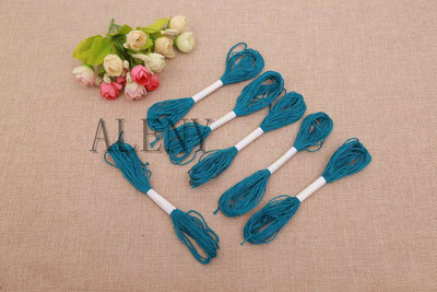 50 τμχ/παρτίδα Επιλογή χρώματος 8 εκατ./τεμ. Κλωστή σταυροβελονιά Κέντημα βαμβακερό κορδόνι για ράψιμο σκελετών χειροτεχνία