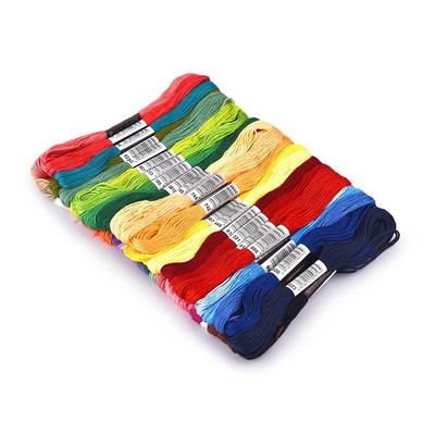 Ristpistes niit Ainulaadne stiil, puuvillane tikkimisniit, niit õmblusniit, käsitöö, eriline gradientvärv