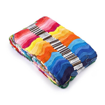 Ristpistes niit Ainulaadne stiil, puuvillane tikkimisniit, niit õmblusniit, käsitöö, eriline gradientvärv