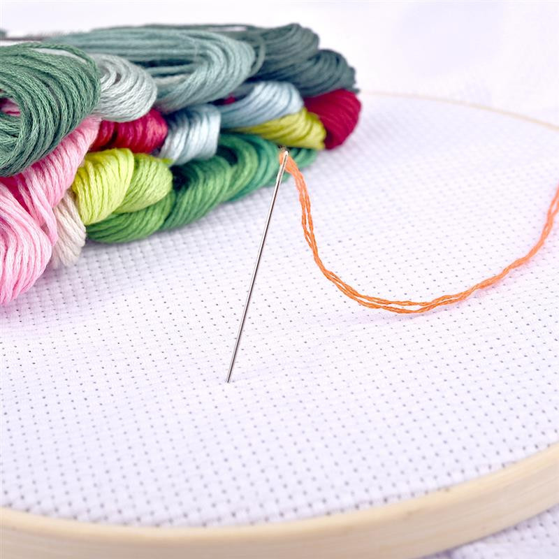Ristpistes niit Ainulaadne stiil, puuvillane tikkimisniit, niit õmblusniit, käsitöö, eriline gradientvärv