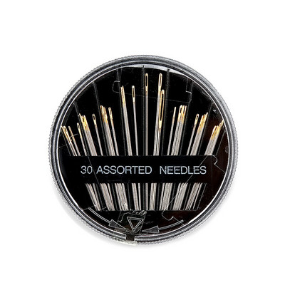 IMZAY 30 count erinevaid nõelu 6 erineva suurusega õmblusnõela roostevabast terasest ristpistes nõela õhukesed nõelad Õmblustööriistad