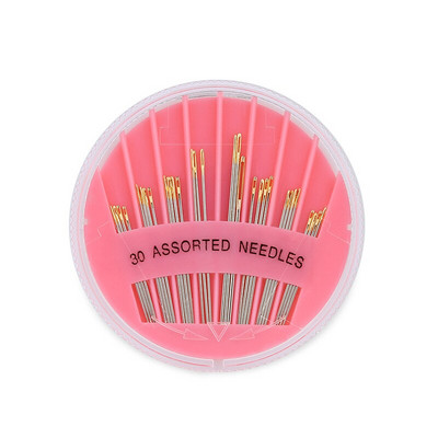 IMZAY 30 count erinevaid nõelu 6 erineva suurusega õmblusnõela roostevabast terasest ristpistes nõela õhukesed nõelad Õmblustööriistad