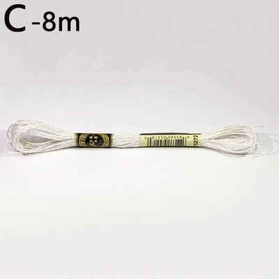 8m Κέντημα Κλωστή Βραχιόλι νήμα Κοσμήματα Κατασκευή Χάντρες Κορδόνι Σταυροβελονιά Αξεσουάρ ραπτικής Νήμα