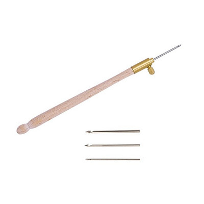 Βελόνα πλεξίματος με γροθιά κεντήματος με 3 βελόνες στυλό κεντήματος σταυροβελονιά Κιτ χειροτεχνίας γαλλικό βελονάκι για ράψιμο πλεξίματος