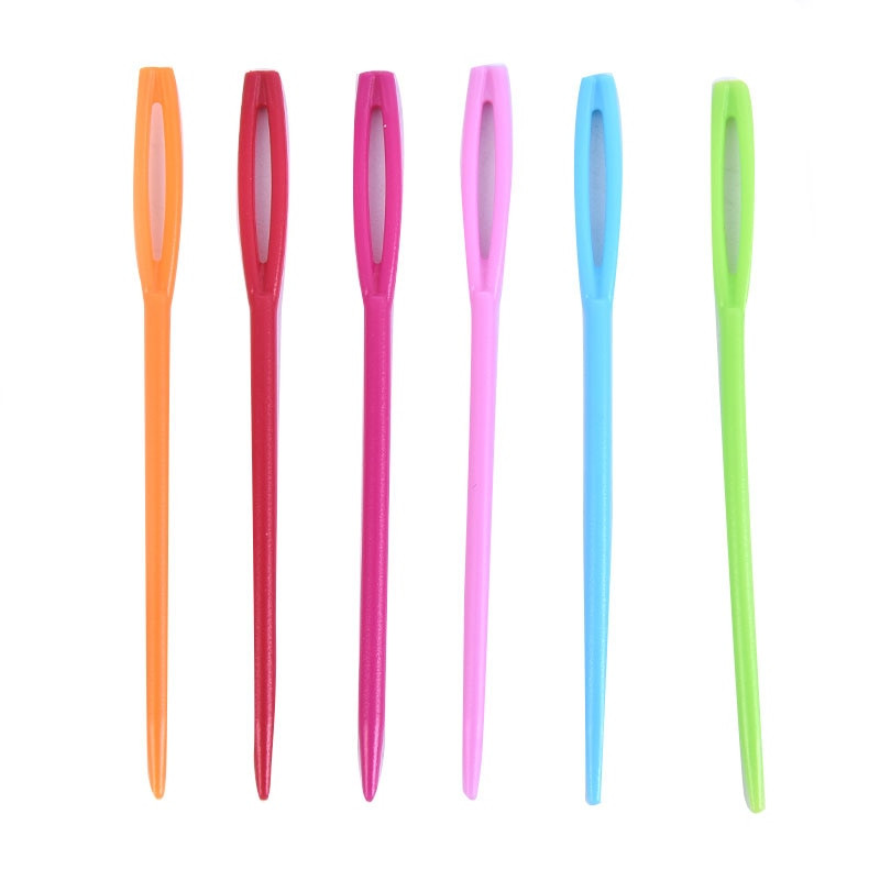 10/100 tk/partii plastvillased kudumisvardad õmbluse ristpistes õmblustarvikud näputöö kampsun DIY vardad 7/9 cm