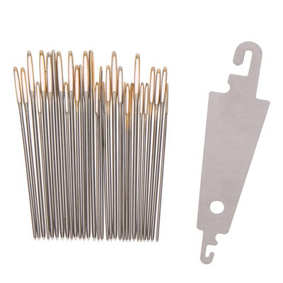 100 vnt. auksinės uodegos siuvinėjimo audinys, 24 dydžio kryžminio dygsnio adatos, skirtos aukštos kokybės 11CT dygsnio audinio siuvimui