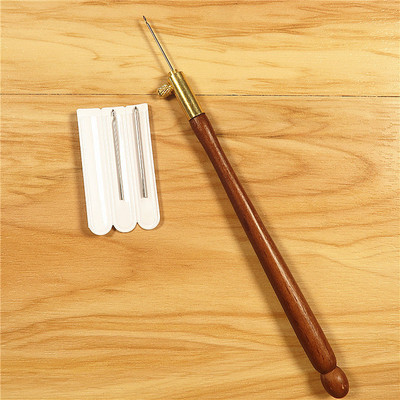 2022 Κέντημα βελόνα διάτρησης με 3 βελόνες στυλό κέντημα σταυροβελονιά Κιτ χειροτεχνίας γαλλικό βελονάκι για ράψιμο πλεξίματος