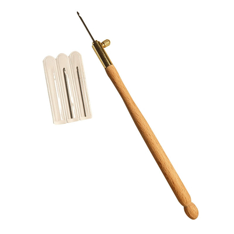 2022 Κέντημα βελόνα διάτρησης με 3 βελόνες στυλό κέντημα σταυροβελονιά Κιτ χειροτεχνίας γαλλικό βελονάκι για ράψιμο πλεξίματος