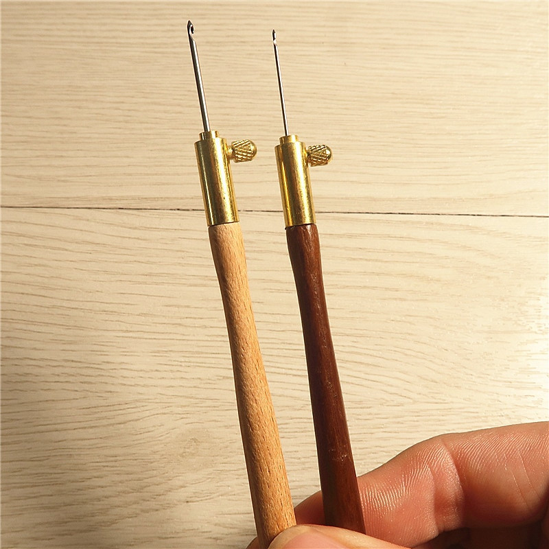 2022 Κέντημα βελόνα διάτρησης με 3 βελόνες στυλό κέντημα σταυροβελονιά Κιτ χειροτεχνίας γαλλικό βελονάκι για ράψιμο πλεξίματος