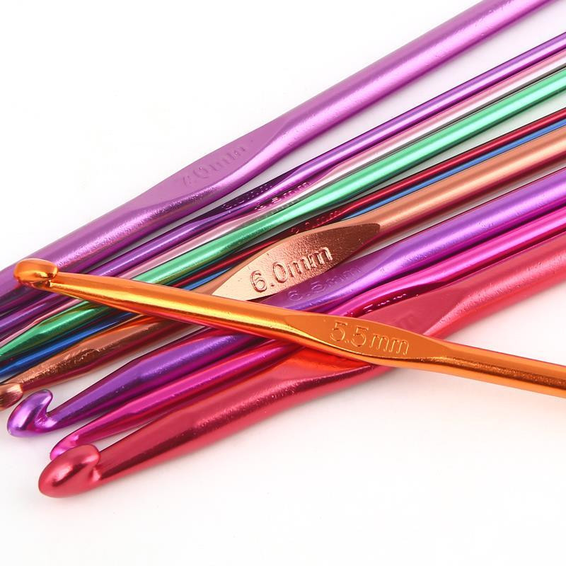 Σετ ακτίνων νήματα πλεξίματος Σετ βελόνες πλεξίματος Σετ βελονάκι Ιαπωνίας Τυνησιακός γάντζος μεταλλικές βελόνες πλεξίματος Diy ένδυση Ραπτική & ύφασμα