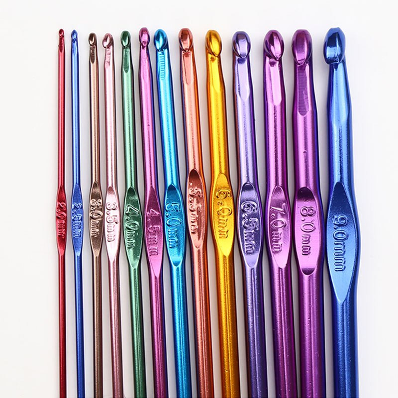 Σετ ακτίνων νήματα πλεξίματος Σετ βελόνες πλεξίματος Σετ βελονάκι Ιαπωνίας Τυνησιακός γάντζος μεταλλικές βελόνες πλεξίματος Diy ένδυση Ραπτική & ύφασμα