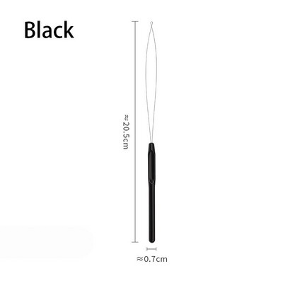 5 buc. Înfiletătoare cu ace lungi pentru ace de perforare, ață de broderie, punct de cruce, cusut, artizanat, funcționează, înfilător durabil cu mâner