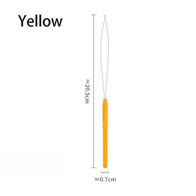 5 buc. Înfiletătoare cu ace lungi pentru ace de perforare, ață de broderie, punct de cruce, cusut, artizanat, funcționează, înfilător durabil cu mâner