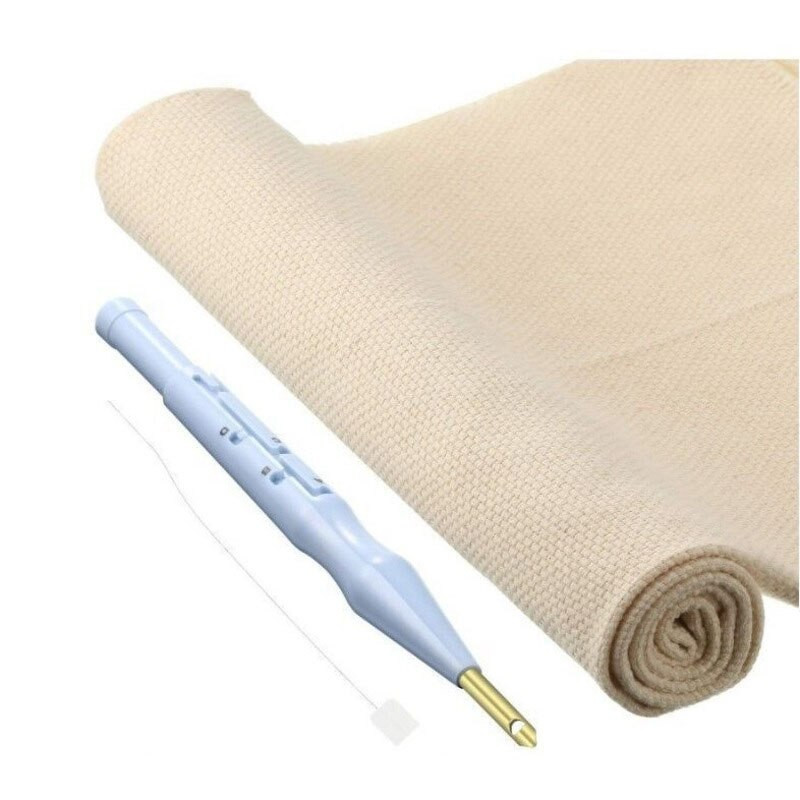 7/8 τεμ. Πλεκτομηχανές κέντημα διάτρησης βελόνας σετ πλεκτών κιτ κεντήματος ύφασμα Βαμβακερό συμπαγές σταυρό ραφές DIY Εργαλείο ύφανσης