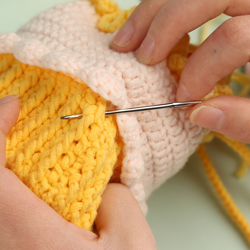 Αργαλειός πλεξίματος με βελονάκι με ατσάλινες βελόνες ραπτικής με μεγάλα μάτια Πλεκτομηχανές μαρκαδόροι βελονιών για πλέξη νήματα