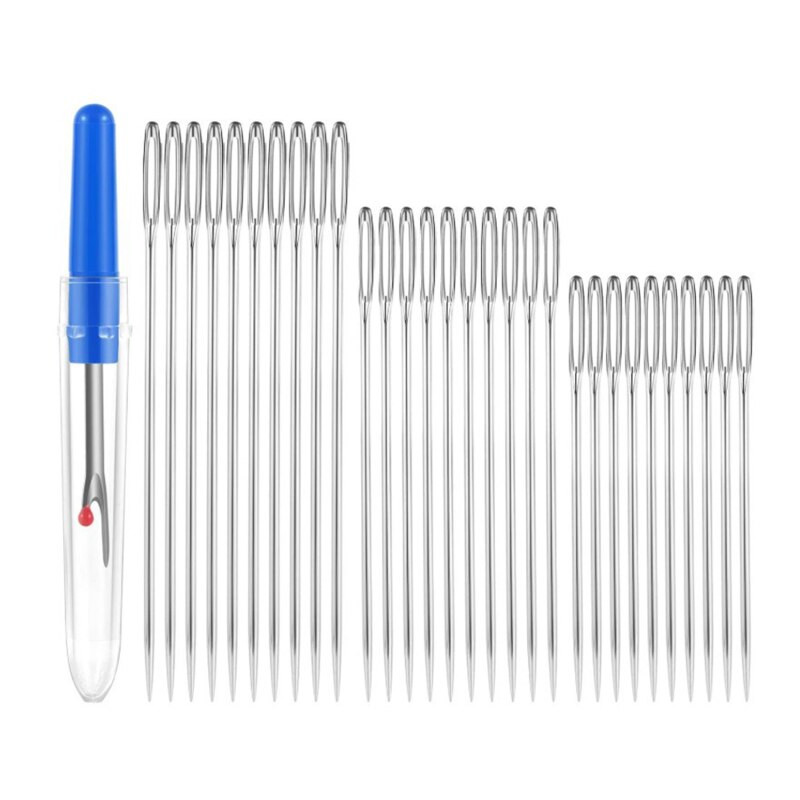 Σετ βελόνων ραπτικής από ανοξείδωτο χάλυβα Μεγάλες βελόνες ματιών Βελόνες σταυροβελονιάς Εργαλείο κεντήματος Οικιακό εργαλείο ραπτικής