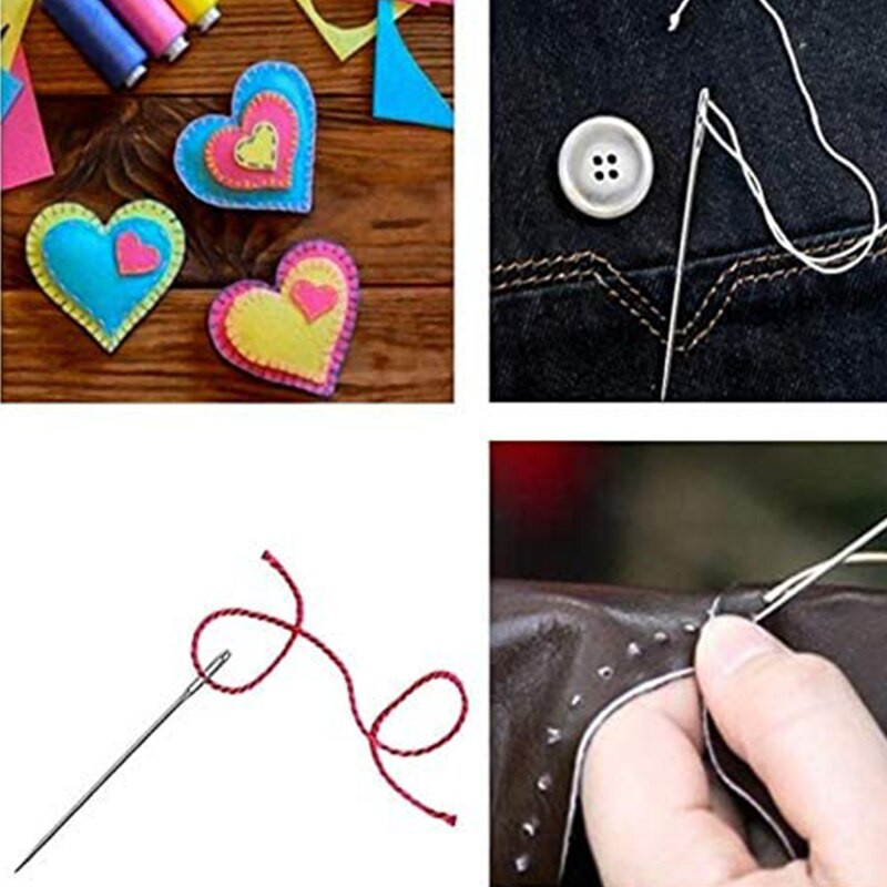 Σετ βελόνων ραπτικής από ανοξείδωτο χάλυβα Μεγάλες βελόνες ματιών Βελόνες σταυροβελονιάς Εργαλείο κεντήματος Οικιακό εργαλείο ραπτικής
