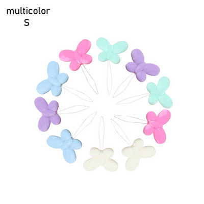 10 tk / komplekt Mitmevärviline plastikust automaatne niidijuhtme juht nõelakeermega liblikas nõelakunsti ristpistes näputöö niit