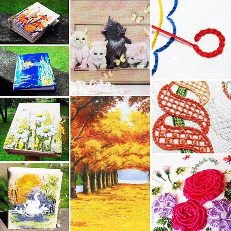 447/200 värviline tikkimisniit ristpistes tikkimisniit ristpistes puuvill tikkimislõnga õmblusniidid käsitöö