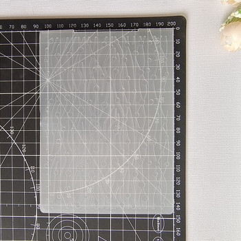 29 Μοντέλα Ανάγλυφο Φάκελο Διαφανές Ανάγλυφο Πλαστικές Πλάκες Σχεδιασμός για DIY μήτρες κοπής χαρτιού Scrapbooking