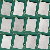 Valtis|Siena|Drugelis|Lapai|Klasikinis reljefinis aplankas Skaidrių plastikinių plokščių dizainas, skirtas "pasidaryk pats" popierinių kortelių dekoravimui Scrapbooking