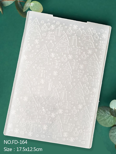 Valtis|Siena|Drugelis|Lapai|Klasikinis reljefinis aplankas Skaidrių plastikinių plokščių dizainas, skirtas "pasidaryk pats" popierinių kortelių dekoravimui Scrapbooking