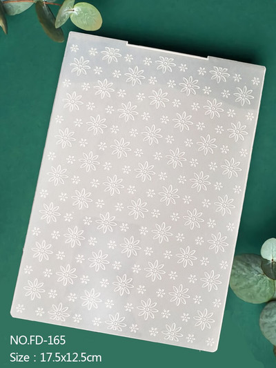 Valtis|Siena|Drugelis|Lapai|Klasikinis reljefinis aplankas Skaidrių plastikinių plokščių dizainas, skirtas "pasidaryk pats" popierinių kortelių dekoravimui Scrapbooking