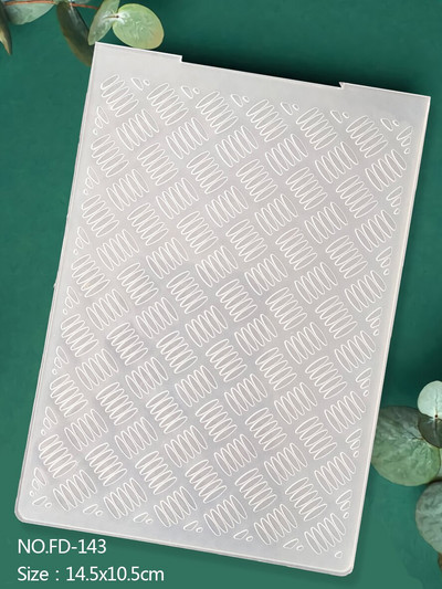 Valtis|Siena|Drugelis|Lapai|Klasikinis reljefinis aplankas Skaidrių plastikinių plokščių dizainas, skirtas "pasidaryk pats" popierinių kortelių dekoravimui Scrapbooking