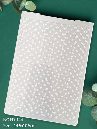 Valtis|Siena|Drugelis|Lapai|Klasikinis reljefinis aplankas Skaidrių plastikinių plokščių dizainas, skirtas "pasidaryk pats" popierinių kortelių dekoravimui Scrapbooking