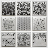 (29 stiliai) Gėlių fono reljefiniai aplankai popieriams Nuotraukų albumas Kortelių kūrimas „Pasidaryk pats“ plastikinis iškarpų albumas, pjaustymo štampas