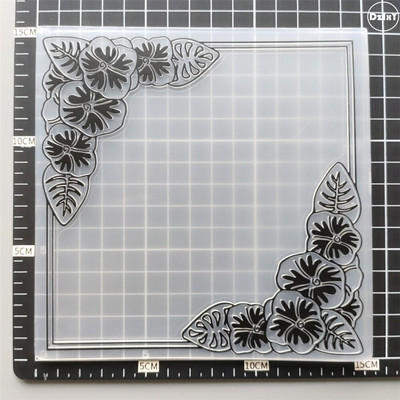 (29 stiliai) Gėlių fono reljefiniai aplankai popieriams Nuotraukų albumas Kortelių kūrimas „Pasidaryk pats“ plastikinis iškarpų albumas, pjaustymo štampas