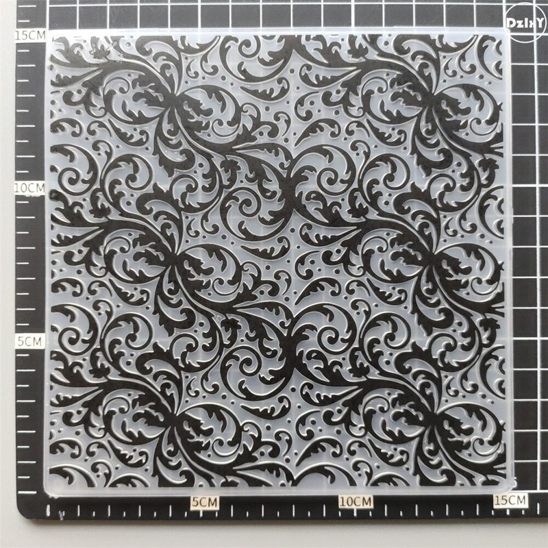 (29 stiliai) Gėlių fono reljefiniai aplankai popieriams Nuotraukų albumas Kortelių kūrimas „Pasidaryk pats“ plastikinis iškarpų albumas, pjaustymo štampas