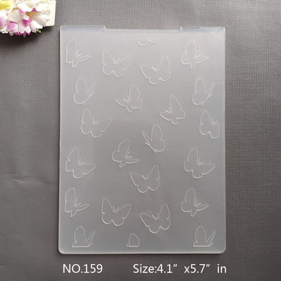 22 μοντέλα ΝΕΑ Κλασική / 3D ανάγλυφη φάκελος Διάφανη ανάγλυφη σχεδίαση πλαστικών πλακών για DIY μήτρες κοπής χαρτιού Scrapbooking