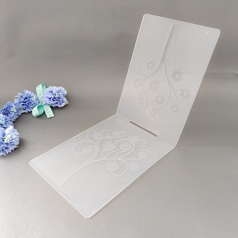 22 μοντέλα ΝΕΑ Κλασική / 3D ανάγλυφη φάκελος Διάφανη ανάγλυφη σχεδίαση πλαστικών πλακών για DIY μήτρες κοπής χαρτιού Scrapbooking