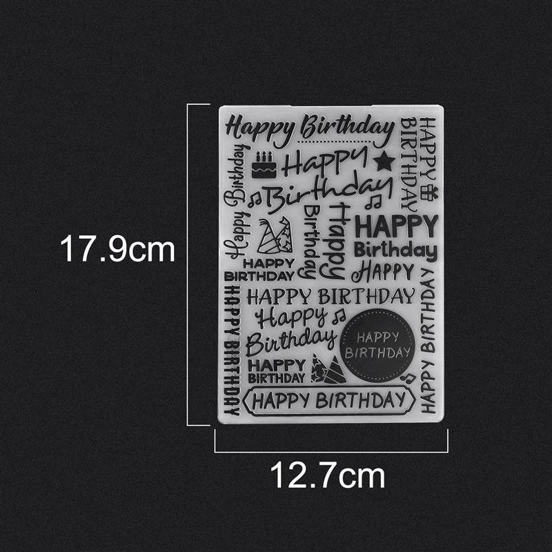 Ανάγλυφο Φάκελο Διάφανες πλαστικές πλάκες Σχεδιασμός Χειρός Λογαριασμός για DIY Διακόσμηση χάρτινης κάρτας Ανάγλυφη μήτρα κοπής Scrapbooking