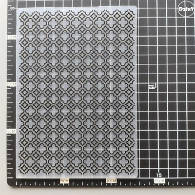 (29 στυλ) Φάκελοι με ανάγλυφο δαντέλας για χαρτιά Φωτογραφικό άλμπουμ Δημιουργία καρτών προμήθειες DIY Γεωμετρία Πλαστικά Μήτρα κοπής Scrapbooking