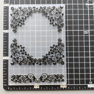 (29 στυλ) Φάκελοι με ανάγλυφο δαντέλας για χαρτιά Φωτογραφικό άλμπουμ Δημιουργία καρτών προμήθειες DIY Γεωμετρία Πλαστικά Μήτρα κοπής Scrapbooking