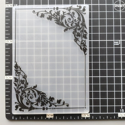 (29 στυλ) Φάκελοι με ανάγλυφο δαντέλας για χαρτιά Φωτογραφικό άλμπουμ Δημιουργία καρτών προμήθειες DIY Γεωμετρία Πλαστικά Μήτρα κοπής Scrapbooking