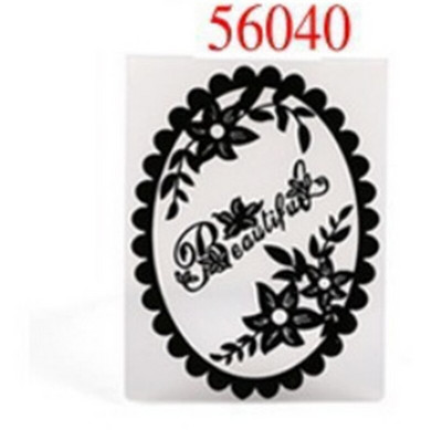 10,5x14,5 εκ. Φάκελος με ανάγλυφο 3D Διαφανές ανάγλυφο πλαστικό σχέδιο για DIY μήτρες κοπής χαρτιού Δωροκάρτα Scrapbooking