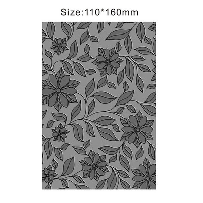 2022. Nova 3D reljefna ploča za utiskivanje lišća i cvijeta koristi se za postupak utiskivanja „uradi sam“ za izradu pozadine uzorka za čestitku Scra