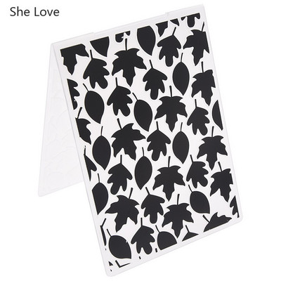 Chzimade 2019 Flower Plastic Embossing Folder For Diy Photo Album Scrapbooking χάρτινη κάρτα Πρότυπο στένσιλ Διακόσμηση σπιτιού