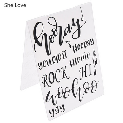 Chzimade 2019 Flower Plastic Embossing Folder For Diy Photo Album Scrapbooking χάρτινη κάρτα Πρότυπο στένσιλ Διακόσμηση σπιτιού