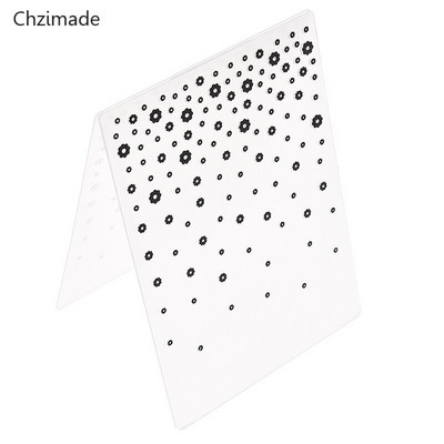 Lychee Life Πλαστικοί ανάγλυφες φάκελοι Διαφανές πρότυπο Διακόσμηση άλμπουμ φωτογραφιών Making Scrapbooking Craft Card Diy Crafts