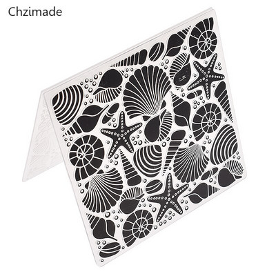 Lychee Life Πλαστικοί ανάγλυφες φάκελοι Διαφανές πρότυπο Διακόσμηση άλμπουμ φωτογραφιών Making Scrapbooking Craft Card Diy Crafts