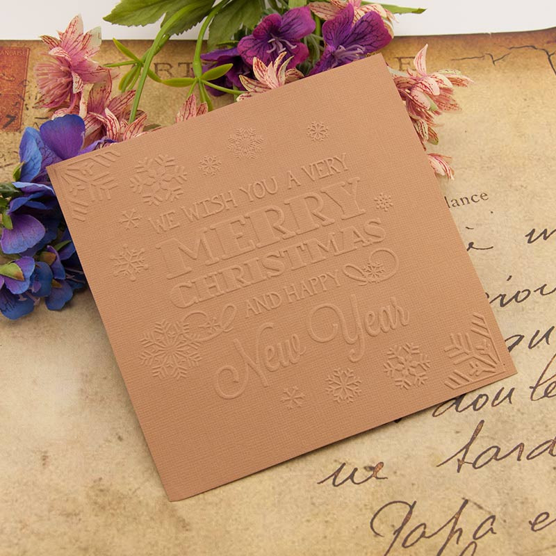 25 Σχέδιο 15Χ15 εκ. Πλαστικό ανάγλυφο φάκελο Πρότυπο για DIY Scrapbooking Craft φωτογραφικό άλμπουμ Κάρτα διακοπών Χειροποίητα διακοσμητικά προμήθειες