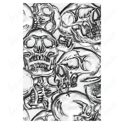 Tammetõrud 2D tekstuur tuhmub Reljeefne kaust 2022 Uus Mark Paberkaart Scrapbooking Materjal Halloweeni taustakaunistus